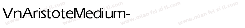VnAristote Medium字体转换